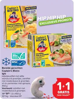 Carrefour Bereide gerechten Captain's Bistro Iglo aanbieding