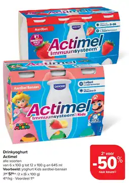 Carrefour Drinkyoghurt Actimel aanbieding