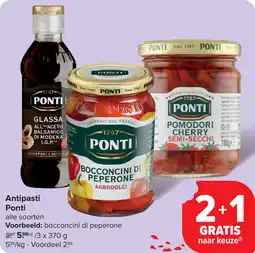 Carrefour Antipasti Ponti aanbieding