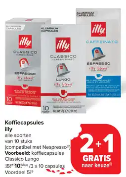 Carrefour Koffiecapsules illy blend aanbieding