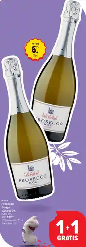Carrefour Italië Prosecco Borgo San Pietro Extra Dry aanbieding