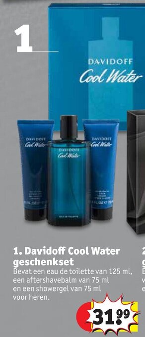 Kruidvat Davidoff Cool Water geschenkset aanbieding