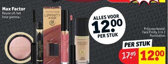 Kruidvat Max Factor aanbieding
