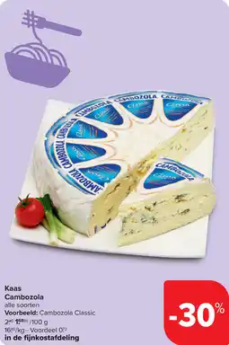 Carrefour Kaas Cambozola aanbieding