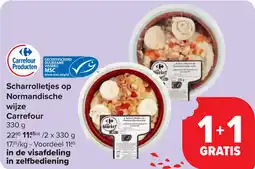 Carrefour Scharrolletjes op Normandische wijze Carrefour aanbieding