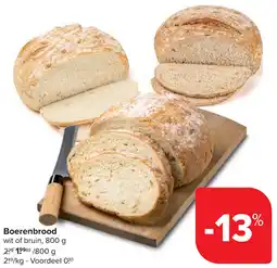 Carrefour Boerenbrood wit of bruin aanbieding