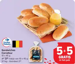 Carrefour Sandwiches Carrefour aanbieding