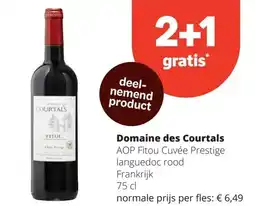 Spar Domaine des Courtals aanbieding