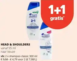 Spar HEAD & SHOULDERS aanbieding