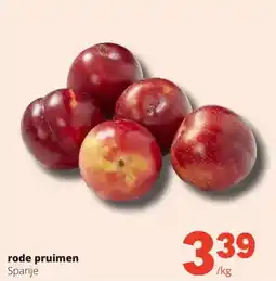 Spar rode pruimen aanbieding