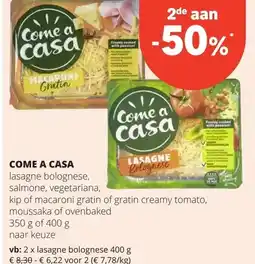 Spar COME A CASA aanbieding