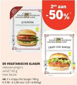 Spar DE VEGETARISCHE SLAGER aanbieding