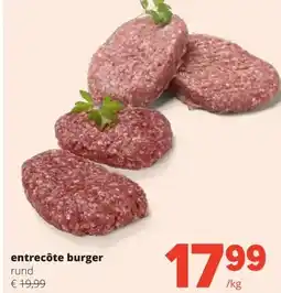 Spar entrecôte burger aanbieding