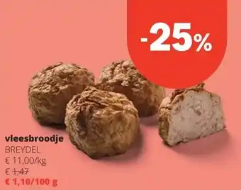 Spar vleesbroodje aanbieding