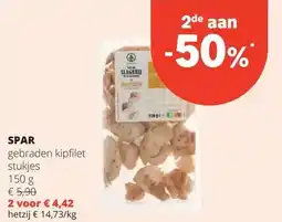 Spar SPAR gebraden kipfilet stukjes 150 g aanbieding
