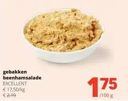 Spar gebakken beenhamsalade aanbieding