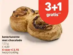 Spar boterlunette met chocolade aanbieding