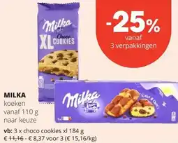 Spar MILKA koeken vanaf 110 g aanbieding