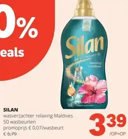 Spar SILAN wasverzachter relaxing Maldives 50 wasbeurten aanbieding
