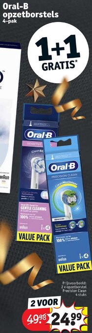 Kruidvat Oral-B opzetborstels aanbieding
