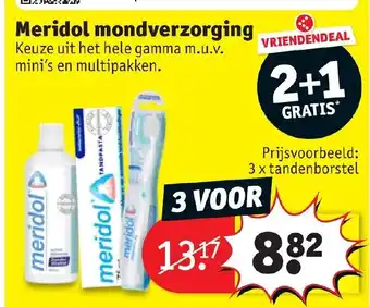 Kruidvat Meridol mondverzorging aanbieding
