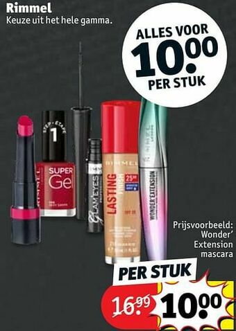 Kruidvat Wonder’ extension mascara aanbieding