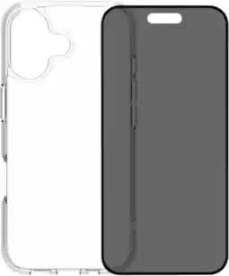 Coolblue BlueBuilt Protective Back Cover iPhone 17 Transparant + BlueBuilt iPhone 17 Privacy Screenprotector aanbieding