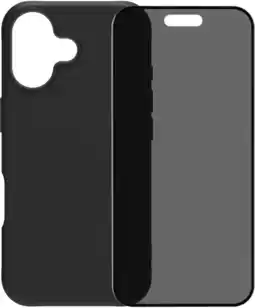 Coolblue BlueBuilt Protective Back Cover met MagSafe iPhone 17 Zwart + iPhone 17 Privacy Screenprotector Glas aanbieding