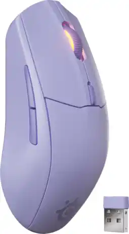 Coolblue SteelSeries Rival 3 Gen 2 Souris Gamer Sans Fil Lavande aanbieding