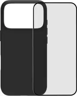 Coolblue BlueBuilt Back Cover iPhone 17 Pro Noir + BlueBuilt iPhone 17 Pro Protège-écran Verre aanbieding