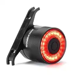 Decathlon Rockbros Q3 LED achterlicht voor fiets met intelligent remsysteem aanbieding