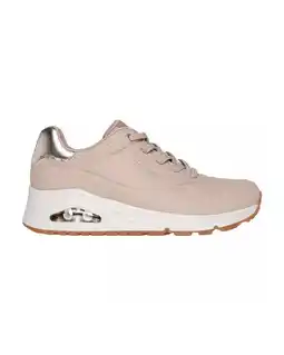 Decathlon Femme UNO - SHIMMER AWAY NUDE Beige Beige Skechers aanbieding