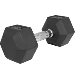 Decathlon Dumbbell - 1 x 8 kg - Gietijzer - Hexagon - Halter aanbieding