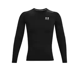 Decathlon Blouse Under Armour Heatgear Armour Long Sleeve, Zwart, Mannen aanbieding