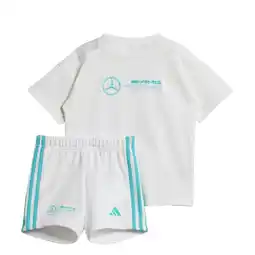 Decathlon MERCEDES - AMG PETRONAS FORMULA ONE TEAM DNA BABY JOGGINGPAK MET KORTE MOUWEN aanbieding