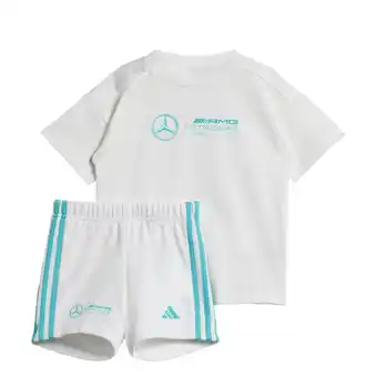 Decathlon MERCEDES - AMG PETRONAS FORMULA ONE TEAM DNA BABY JOGGINGPAK MET KORTE MOUWEN aanbieding