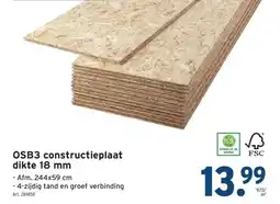 GAMMA OSB3 constructieplaat dikte 18 mm aanbieding