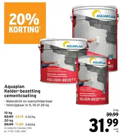GAMMA Aquaplan Kelder-bezetting cementcoating 5 kg aanbieding