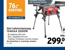 GAMMA Skil tafelcirkelzaag 1340AA 2000W aanbieding