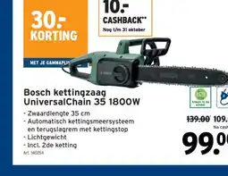 GAMMA Bosch kettingzaag UniversalChain 35 1800W aanbieding