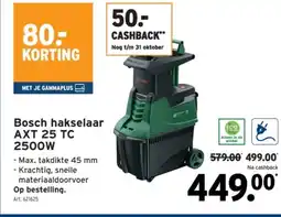 GAMMA Bosch hakselaar AXT 25 TC 2500W aanbieding