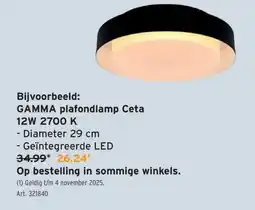 GAMMA GAMMA plafondlamp Ceta aanbieding
