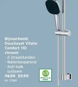 GAMMA Doucheset Vitalio Comfort 110 aanbieding