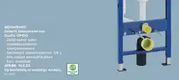 GAMMA Geberit inbouwreservoir Duofix UP100 aanbieding