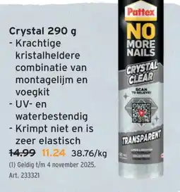 GAMMA Crystal 290 g aanbieding