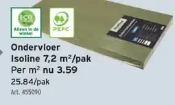 GAMMA Ondervloer Isoline 7,2 m²/pak aanbieding