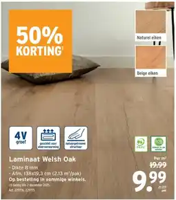 GAMMA Laminaat Welsh Oak aanbieding