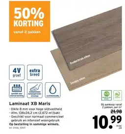 GAMMA Laminaat XB Maris aanbieding