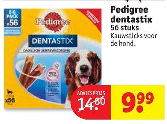 Kruidvat Pedigree dentastix aanbieding