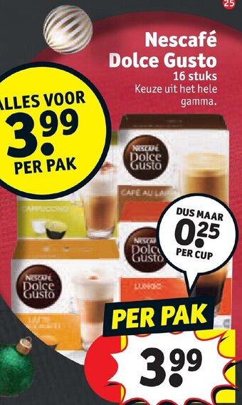 Kruidvat Nescafe Dolce Gusto aanbieding